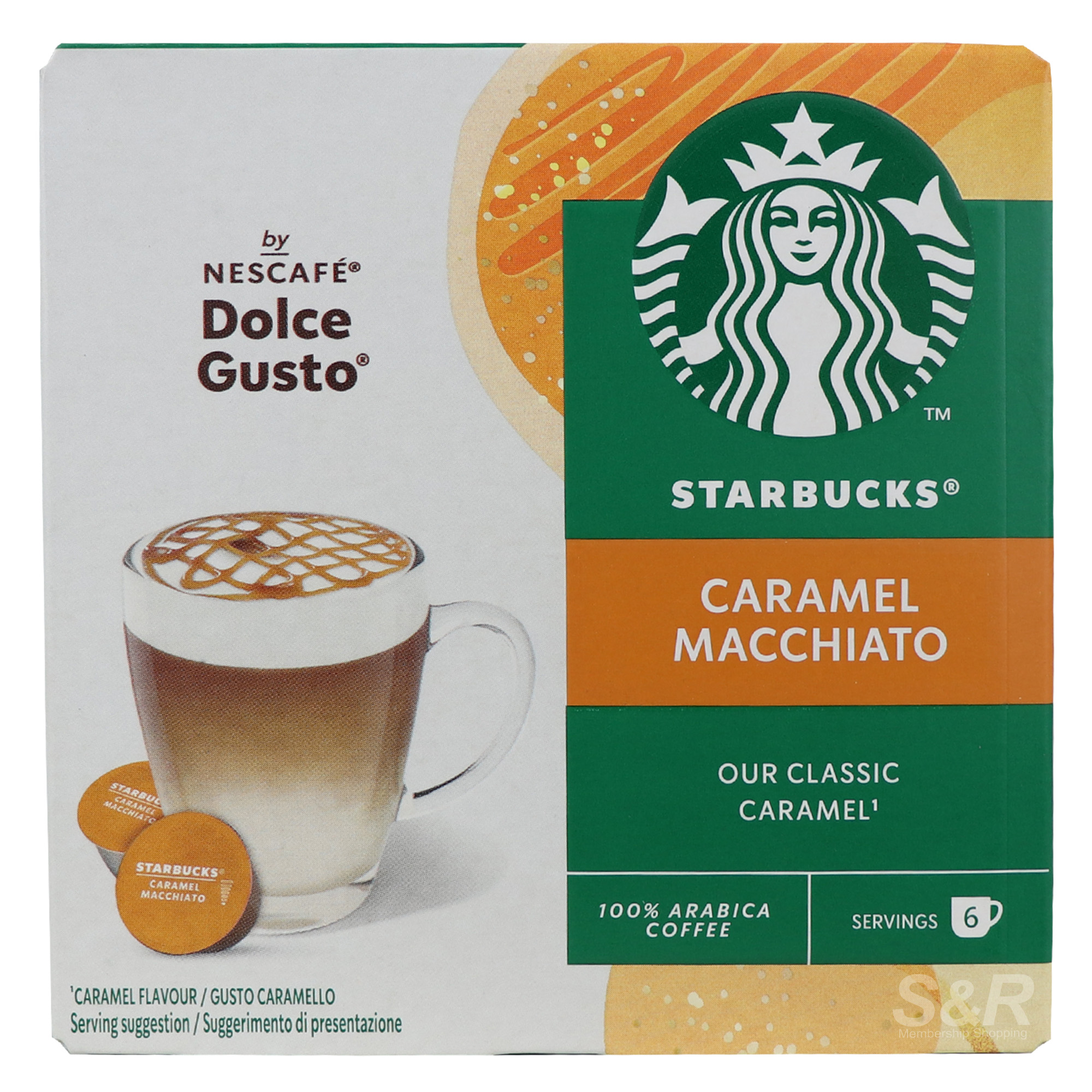 Starbucks Caramel Macchiato by Nescafe Dolce Gusto 12caps Starbucks Caramel Macchiato by Nescafe Dolce Gusto 12caps